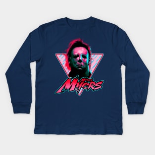 Michael Myers Stay Rad. Kids Long Sleeve T-Shirt